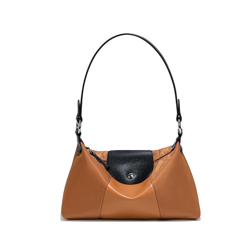 

Корейская версия повседневной универсальной нейлоновой сумки для ланча, сумки-пельменя, простой сумки-хобо под мышкой, премиальная текстура, сумка через плечо, сумка-мессенджер