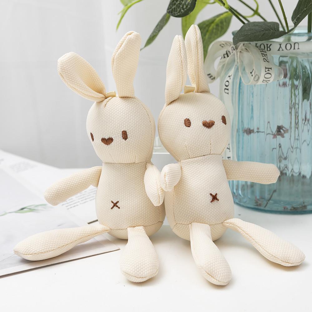 Adorable Corn Rabbit Plush Toy With Soft Short Plush And Pp Cotton Filling 20cm