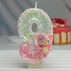 Exquisite Cute Cartoon Linnabelle Digital Candle Birthday Cake Atmosphere Birthday Decoration Candle Styles