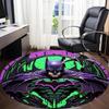 1 Peça Tapete Redondo de Escritório Batman, Para Sob Cadeiras de Escritório Quarto Sala de Estar Decoração de Casa, Decoração de Quarto, Disponível em Vários Tamanhos