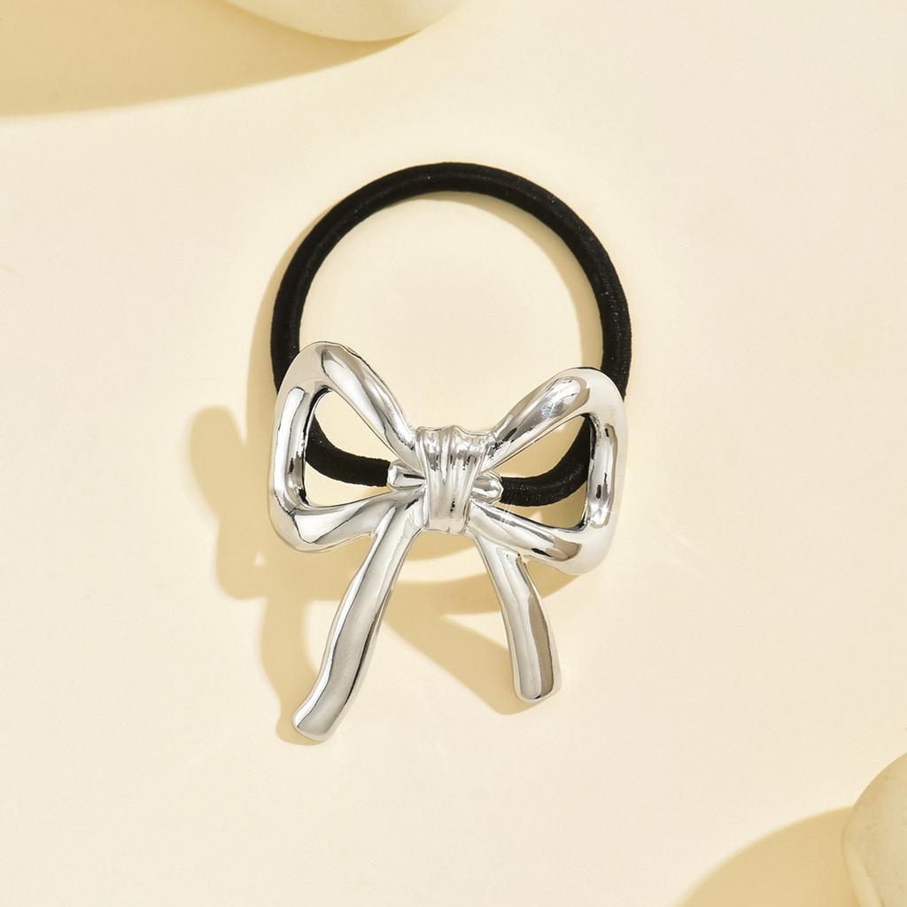 Vintage Chunky Hollow Double-layer Metal Hair Clips For Women Hairbands Elastic Scrunchies Hair Ropes Fashion Hair Accessories