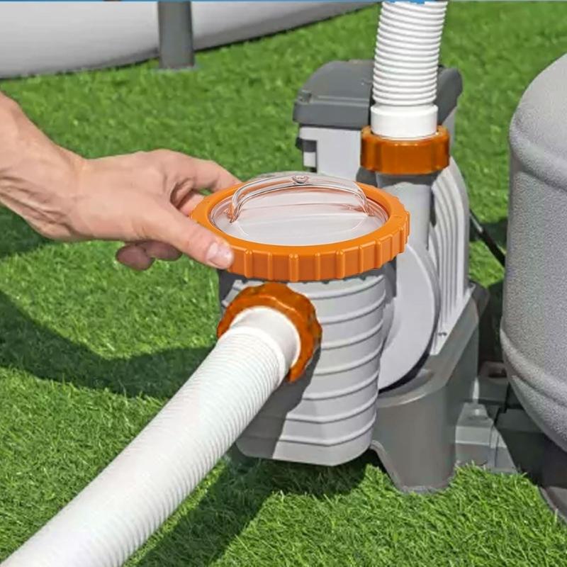 Pompe di ricambio Tappo filtro a vite Dado in ABS P07018 Per modello 2023 Pompe per filtri a sabbia 58486 58497 58499