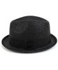 Yunibeosyeolkemiseuteuli Punk Short Black Summer Fedora Summer Hat