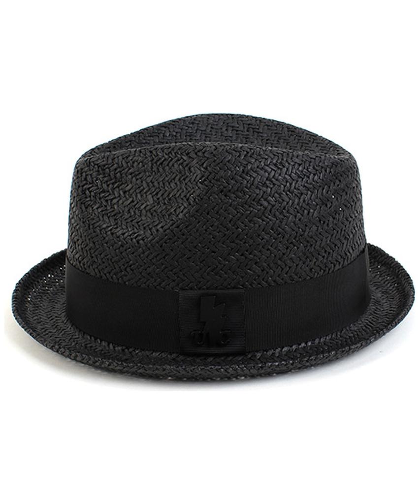 Yunibeosyeolkemiseuteuli Punk Short Black Summer Fedora Summer Hat