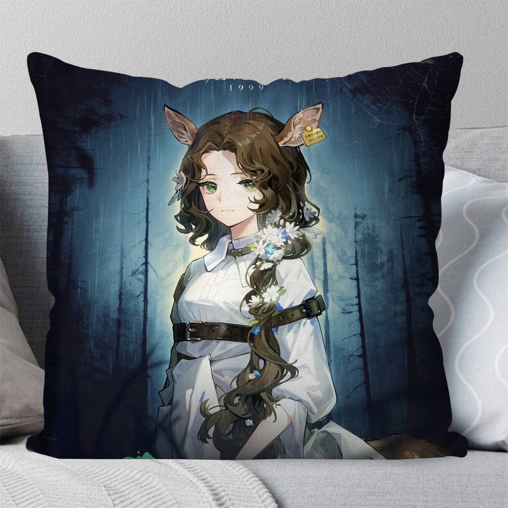 Jessica Anime RReverse Pillow Case Fashion Square Pillowcase Bedroom Sofa Room Ins Decoration Leisure