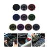Car Water Cup Holder Pad Honeycomb Texture Embeded Non Slip Mat Universal Automotive Bottle Holder Insert Mat 2.75in