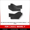 For Tesla Model Y Juniper 2025 2026 2PCS Center Console Side Kick Pad Front Seat Side Anti Dirt Mat Car Interior Accessories