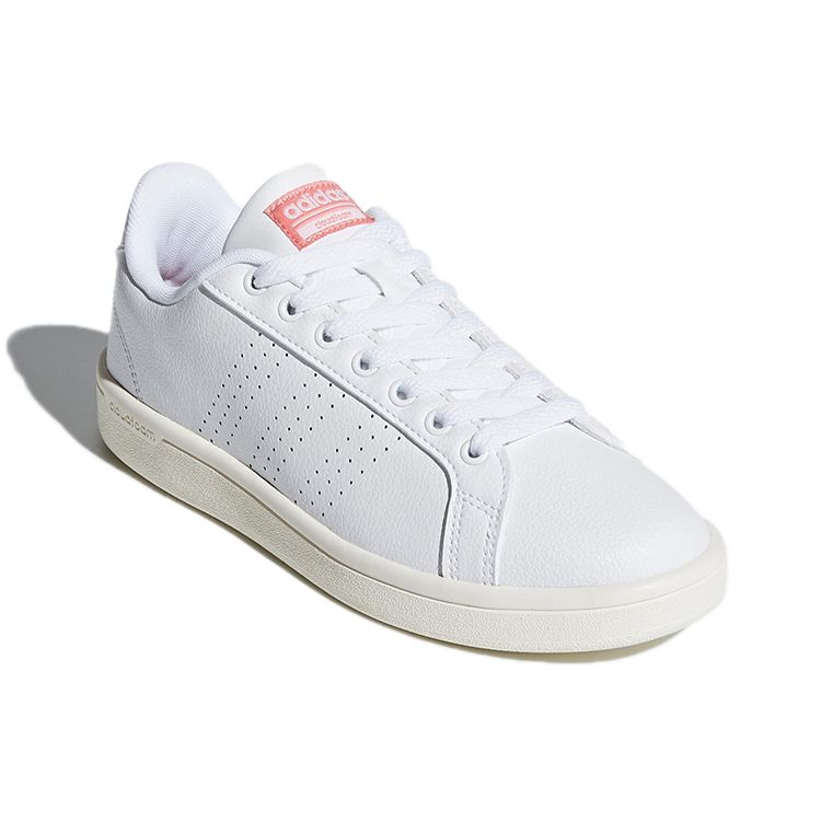 Adidas Neo Cf Advantage Cl Protiskluzové Lehké Ležérní Tenisky Dámské Tenisky Jasně Bílé AW3974