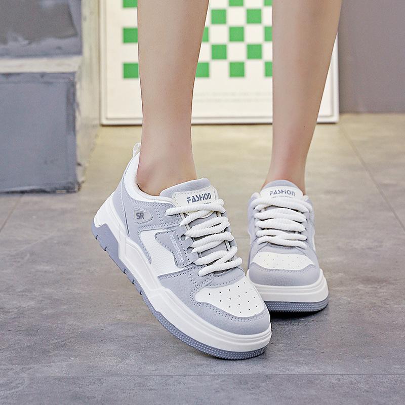 Little white shoes female student Korean version 2025 spring and autumn new versatile casual sports board shoes ins single shoes HL-6616