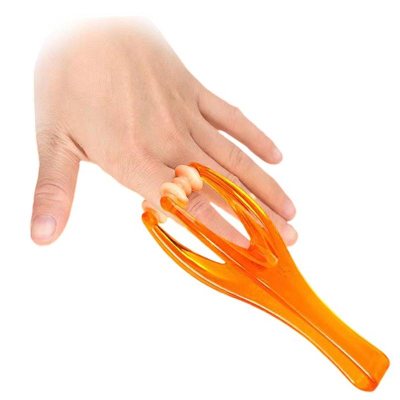 

1 шт./коробка Многофункциональный массажер для пальцев Создает изящные и красивые руки Снимает усталость пальцев Здравоохранение Массаж тела жёлтый