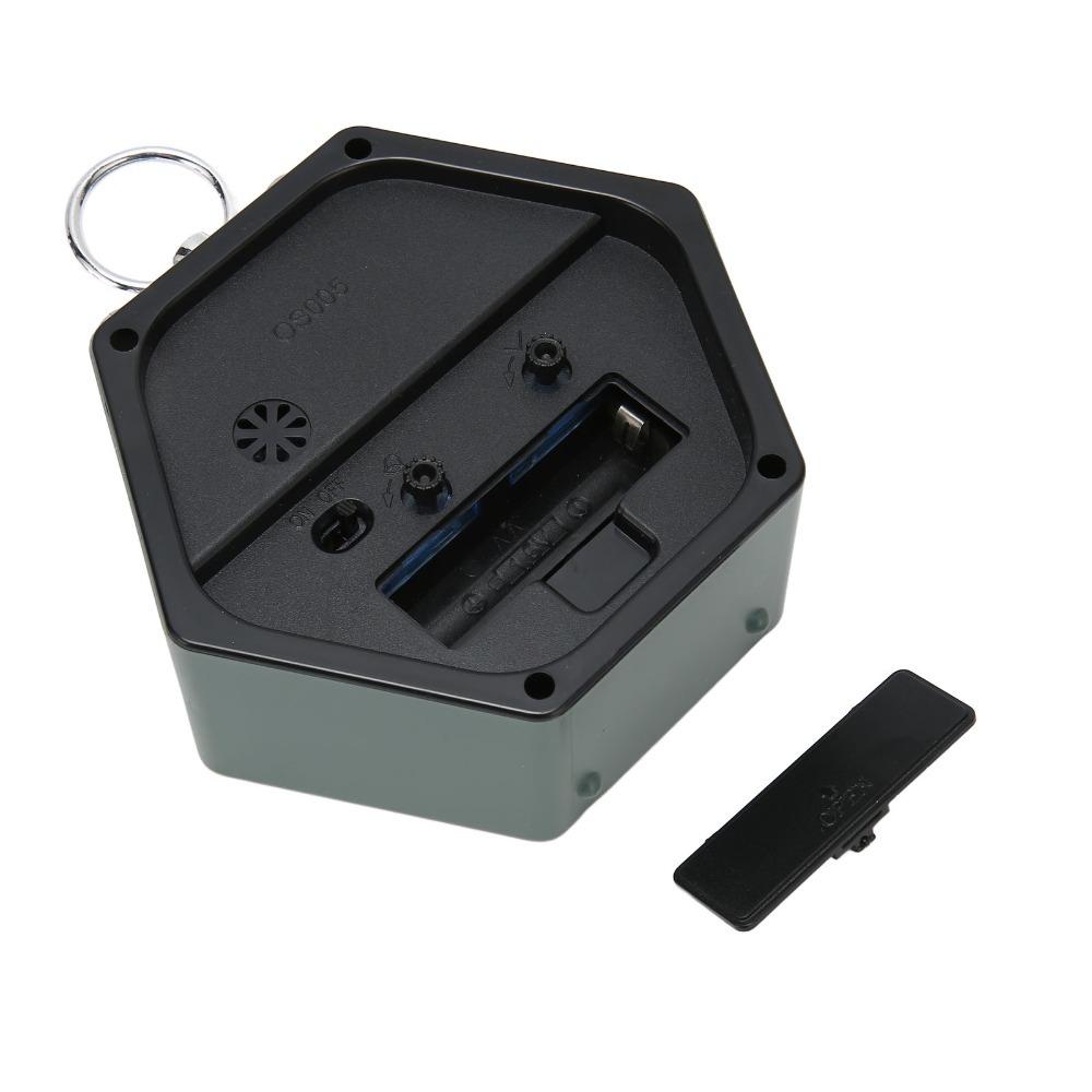 Clear Display Silent Alarm Clock Battery Powered Digital Alarm Clock  For Student зелёный