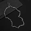 Trendy Unisex Twisted Clavicle Chain: High-End, Hip-Hop Inspired Minimalist Necklace
