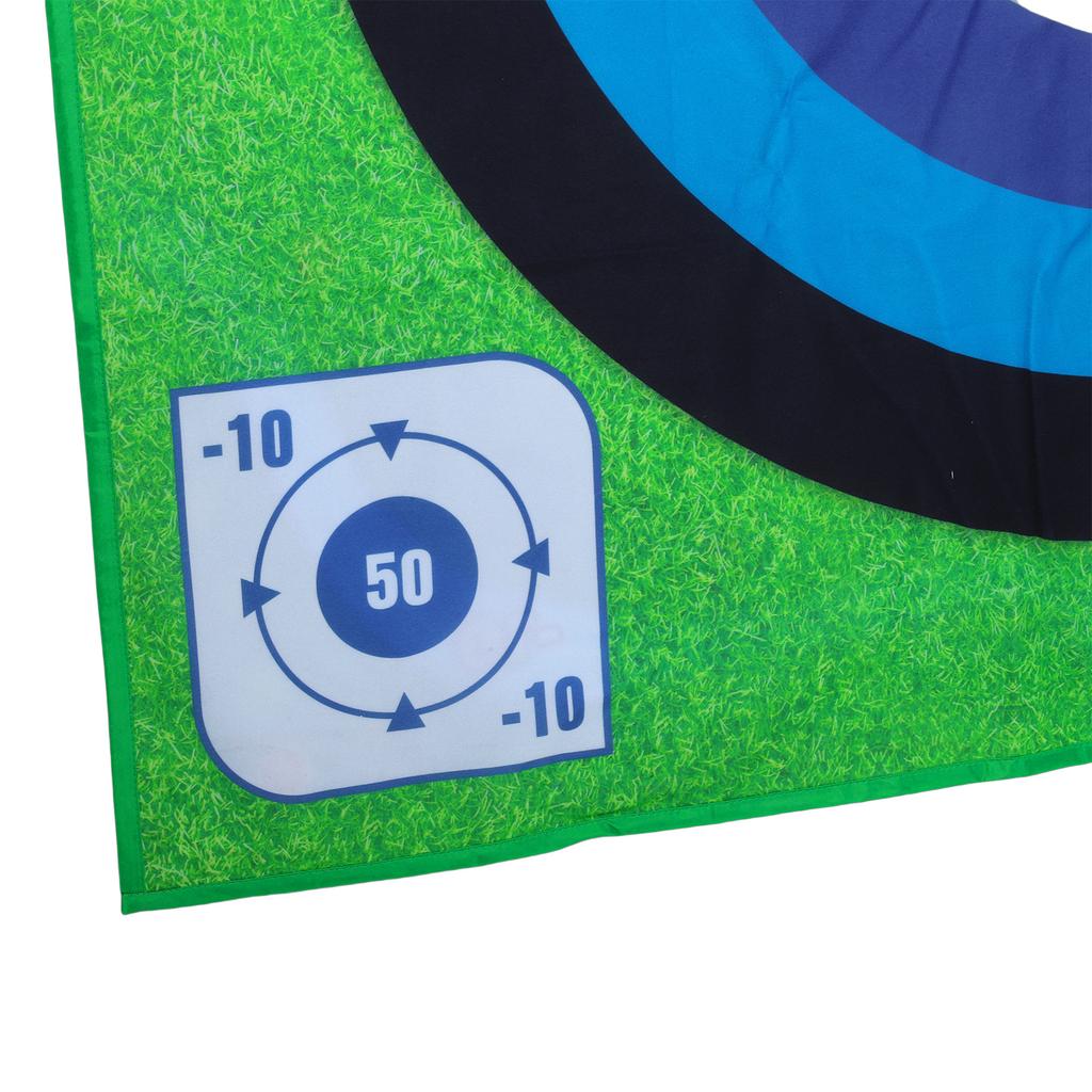 Golf Chipping Game Dual Sided Mat Indoor Outdoor Sports Toy Adjustable Golf Club with Non Slip Grip Easy Setup for
