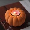 3D Pumpkin Candle Holder Silicone Mold DIY Halloween Ornament Craft Making Plaster Resin Candlestick Casting Molds Home Decor