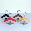 Mini-Kleiderbügel, Premium-Kleiderbügel aus Holz für Babys mit rutschfestem Clip, praktischer Kleiderhaken für Haustiere, Kleiderbügel