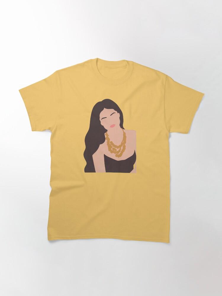 T-shirt Classica con Illustrazione Lineless di Selena Gomez