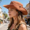 Cappello Parasole Pieghevole con Copricollo, Cappello a Secchiello Leggero per Uomo e Donna, Perfetto per Escursioni e Spiaggia
