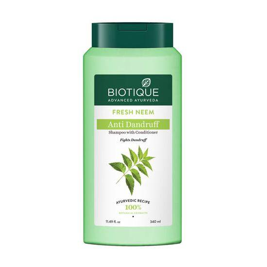 

Biotique Neem Anti Dandruff Shampoo & Conditioner 340ml, Controls Flaking & Itching, pH Balanced for All Hair Types, Natural Botanical Extracts
