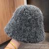 2025 New Autumn Winter Wool Bucket Hat Women Fashion Vintage Fisherman Hats Versatile Cap Spring Felt Hat 6 Colors Foldable Hat