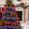 Christmas Garland Christmas Wool Strips Wreath Christmas Tree Party Decoration