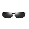 Classic Design Polarized Sunglasses Metal Frame Black Glasses Outdoor Sports Fishing Driving