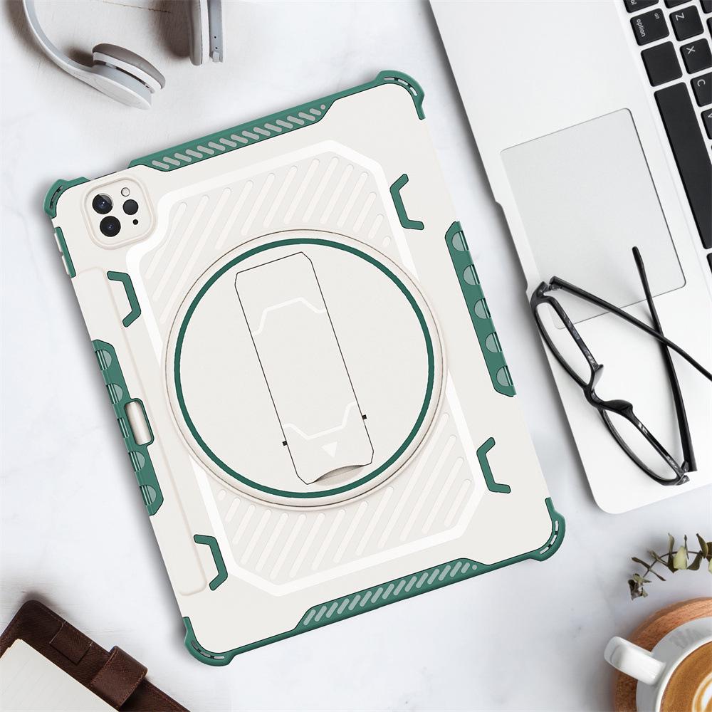Apple iPad Protective Case with Rotating Stand - Fits iPad Pro 13, 12.9, 11, Air 5/6, and Mini 6/7