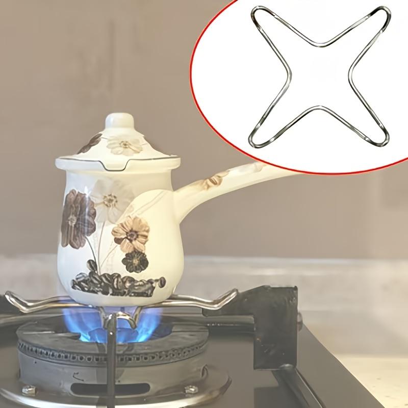 Stainless Steel Gas Stove Supports | Adjustable Heat-Conducting Pot Pads And Trivets, Suitable for Camping, Kitchen, Cooking