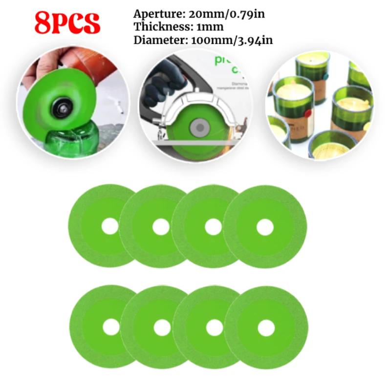 Glass Cutting Disc 100mm Heat-resistance Ultrathin Polishing Cutting Blade Low Noise Wear-resistant for Ceramic Tile Marble