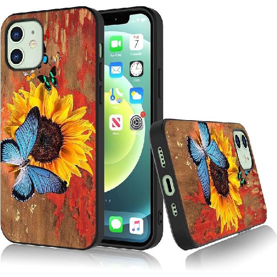Case for iPhone 13, Retro American Flag Shockproof Soft Silicone Case Protective Cover for iPhone 13