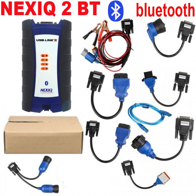 Для Nexiq 2 USB Link USB и Bluetooth BT Дизельный тяжелый Грузовик Детектор неисправностей NEXIQ2 Для дизельных тяжелых Грузовиков Сканер Диагностический инструмент