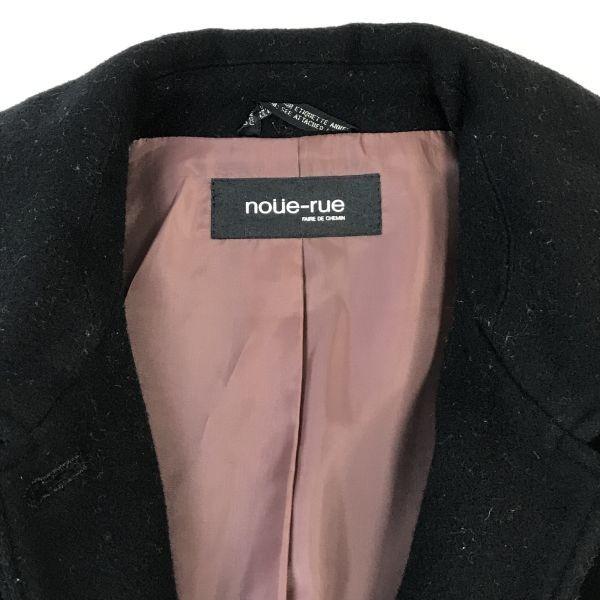Noue-rue Flandre Japan Wool Short Coat 2 M Black Coat Jacket Jumper(USED)