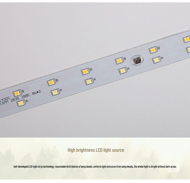 Japanese Style Solid Wood Ceiling Light for Bedroom, Tatami, Living Room & Study - Rectangular Design