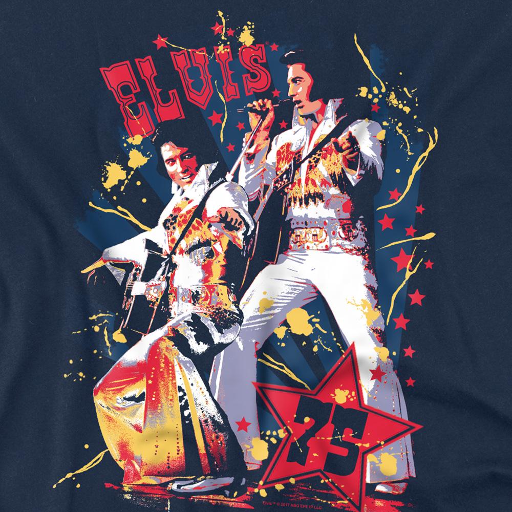 Elvis Presley Unisex Adult Eagle Elvis T-Shirt