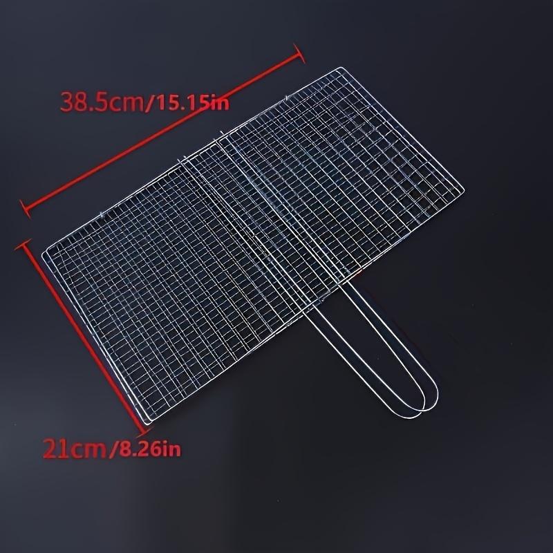 

[Многоцелевой] Сверхпрочный гриль из нержавеющей стали для равномерного приготовления - идеально подходит для кемпинга, пикников и семейных посиделок