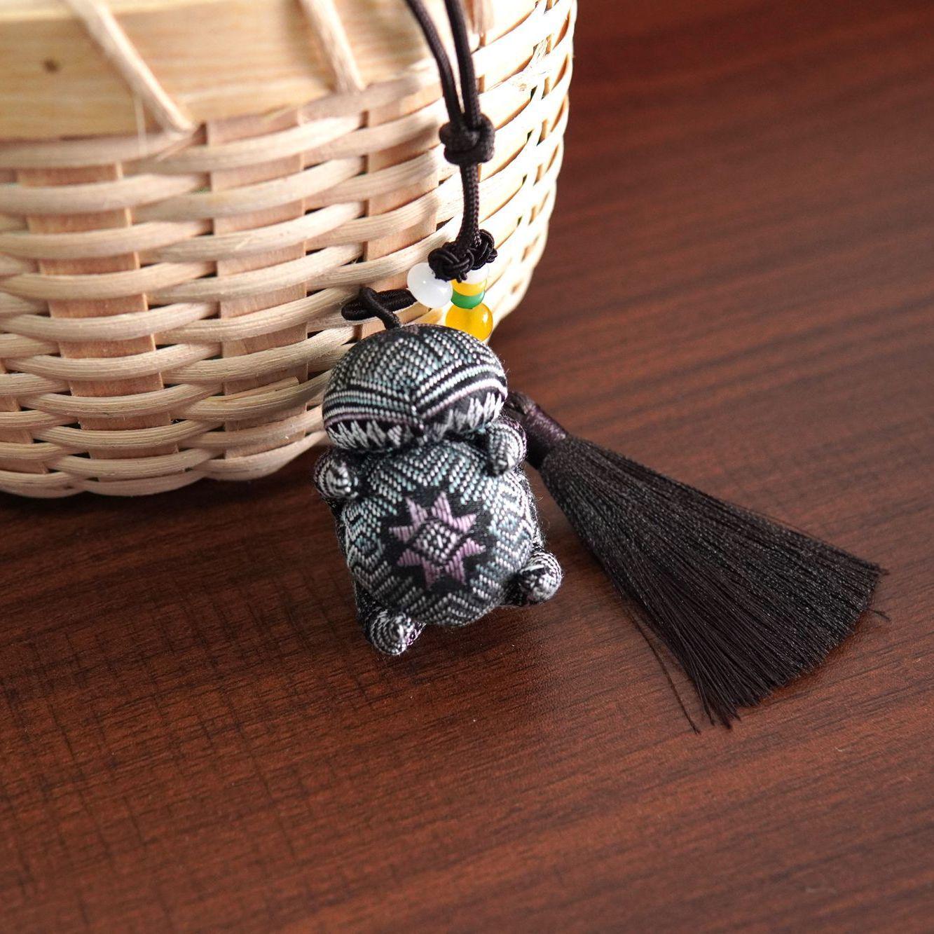 Zhuang Brocade Handmade Maomao Hanging Ornament - Ethnic Cultural Souvenir