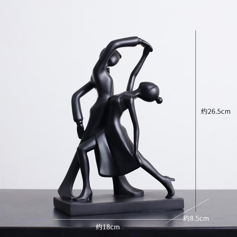 Minimalism Abstract Figures Statue Dancer Ornaments Desk Decoration Character Sculpture Modern Crafts Room Aesthetics Decor