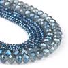 3 4 6 8mm Facettierte Rondelle Kristallglasperlen Österreich Kristall Abstandshalter Lose Perlen Für Schmuckherstellung DIY Armband Anhänger Zubehör