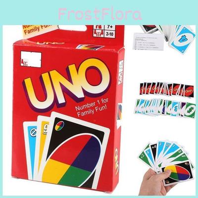Cards Uno Standard 108 Friends Kids Children Fun Playing Board Game Toy Kit