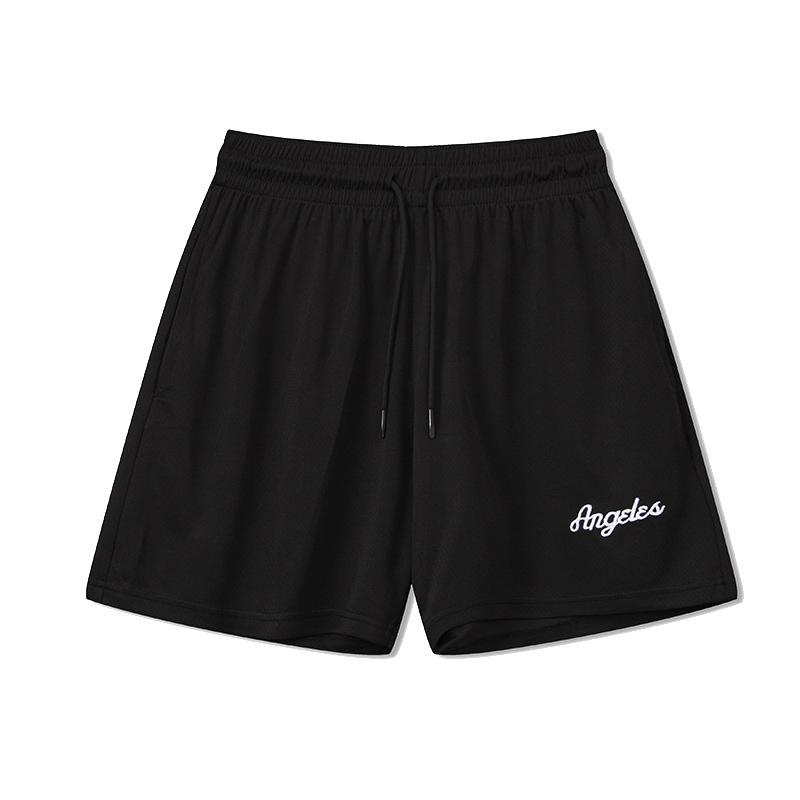 Pantaloni della tuta da basket Quarter Uomo Ricamo Casual Tendenza Retro Pantaloncini Color Caramella Donna Fitness