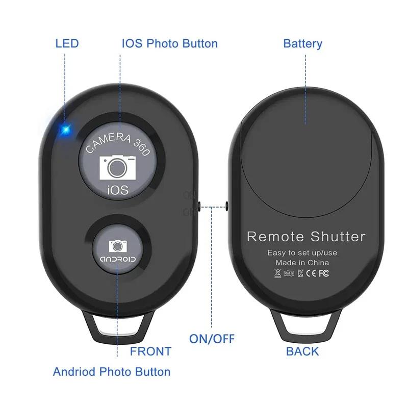 Wireless Bluetooth Camera Remote For Smartphones - Control Your Phone'S Camera To Click Photos & Videos