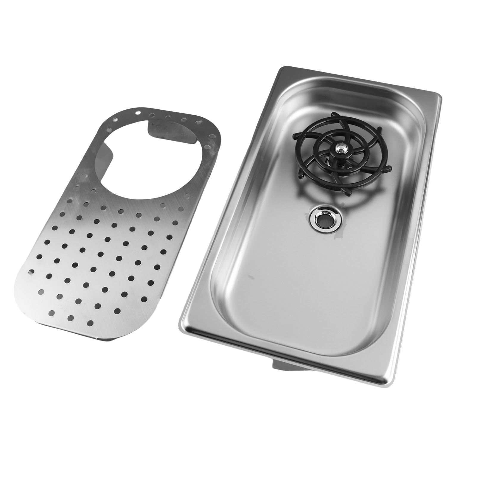 

Pitcher Rinser High Pressure Rinse Stainless Steel Bar Glass Rinser Cup Washer Spray Rinser for Home Kitchen Hotel Cafe Restaurant Sink