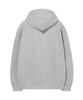 COVERNAT Authentic Logo Zip-Up Hoodie Melange Gray