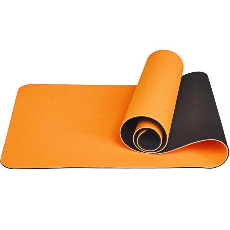 Extra Thick TPE Yoga Mat 6mm Non-Slip Exercise Beginners Women Home Fitness Gym