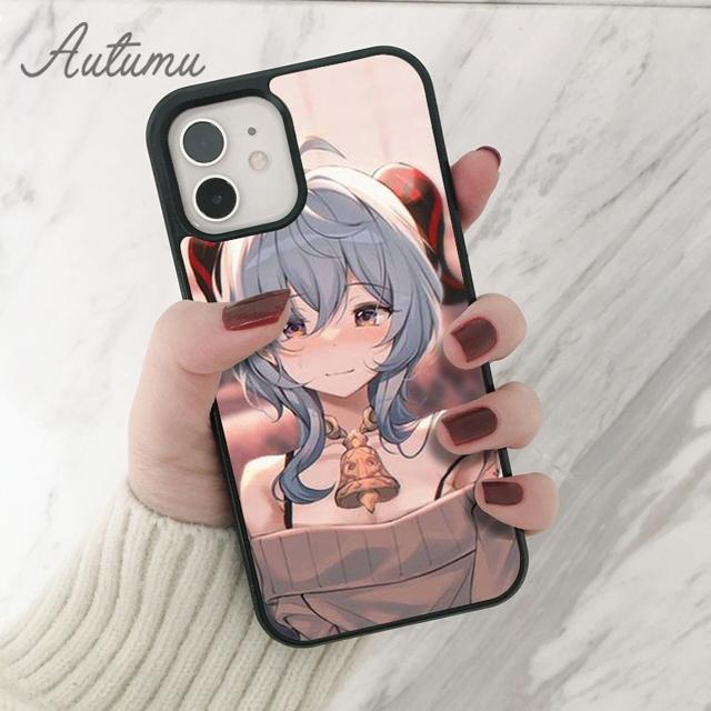 Genshin Impact GanYu Phone Case for iPhone 11 12 13 14 Pro Max Mini X XR XS SE 2020 6S 7 8 Plus Samsung Galaxy S21 S22 Shell