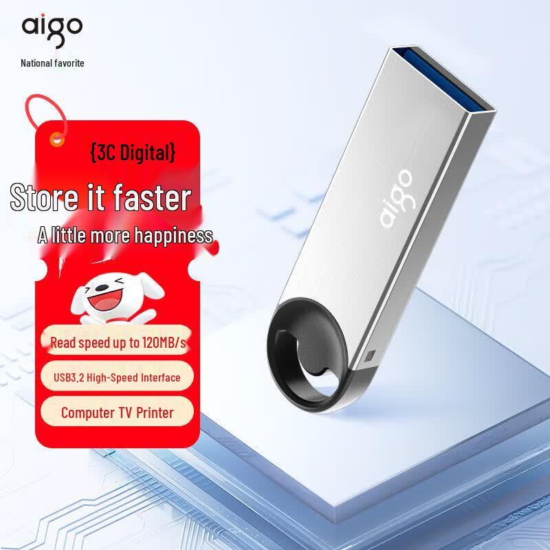 aigo U313 32GB USB3.2 Silver Flash Drive