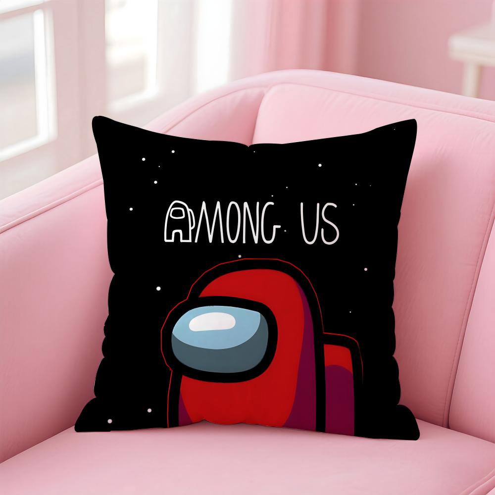 A-Among U-Us Spiel Kissenbezug Bequem Wendbar Kissenhülle Ideal für Auto Sofa Schlafzimmer & Mehr