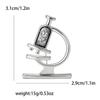 Creative Fashion Alloy Rhinestone Micro Mirror Brooch Personalized Medical Equipment Men'S And Women'S Clothing Corsage Jewelry Pin