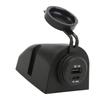 Car Charger Adapter QC 3.0 PD 18W Fast Charging Dual Port USB Type C Charging Socket for Motorcycles