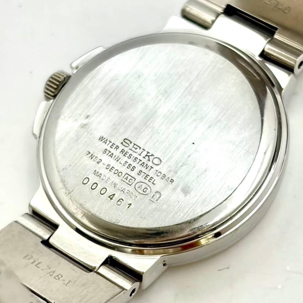 SEIKO Lukia 000461 New Battery Ladies' Watch, Pink/Silver, Date, 7N82-6E00