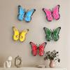 5 Pack 3D Metall Hohl Schmetterling Dekoration Hof Zaun Decor Garten Dekoration Im Freien Und Innen W8C8
